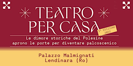 3^ ed. Teatro per Casa | Delitto in Villa