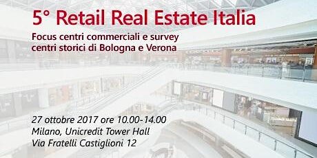 Immagine principale di 5° Retail Real Estate Italia 