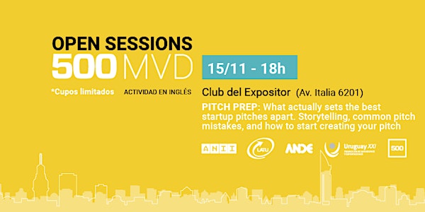 500MVD Open Session: Pitch Prep