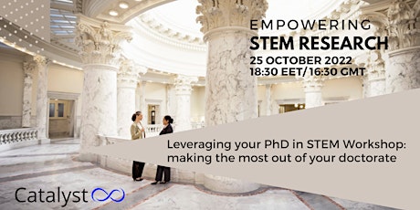 Leveraging your PhD in STEM: making the most out of your doctorate