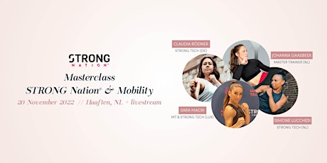 Masterclass STRONG Nation® & Mobility with Claudia, Johanna, Sara & Simone