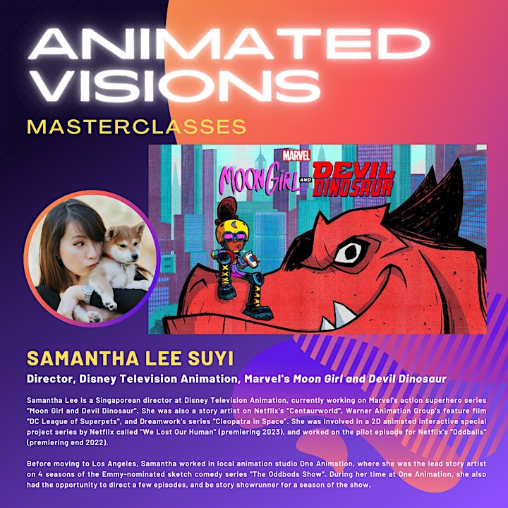 Animated Visions: Masterclass with Samantha Lee Suyi image