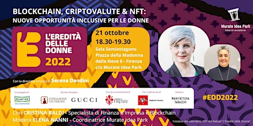 Festival Eredità delle Donne: La blockchain come opportunità inclusiva