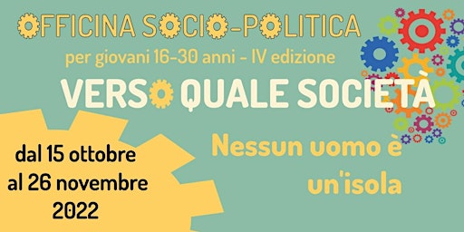 Officina sociopolitica giovani 2022: incontri singoli