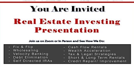 The way to WEALTH is through Real Estate Investing!