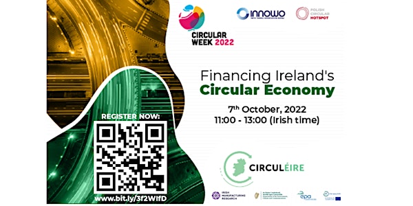 CIRCULÉIRE Public Webinar: Financing Ireland's Circular Economy