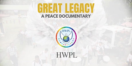 City of Melbourne - Premiere Screening of Great Legacy, A Peace Documentary