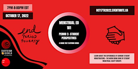 Menstrual Ed 101 - Period 2:  Student Perspectives