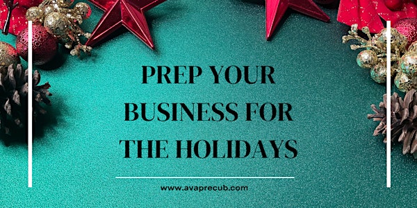 Prep your Business for the Holidays