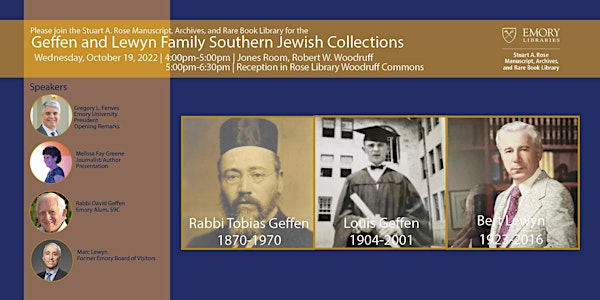 Southern Jewish Collections Program and Reception