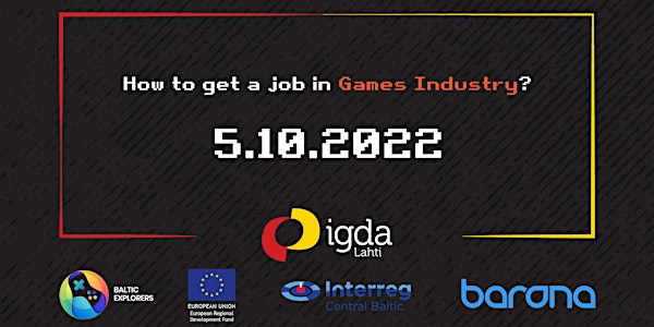 Getting a job in games industry