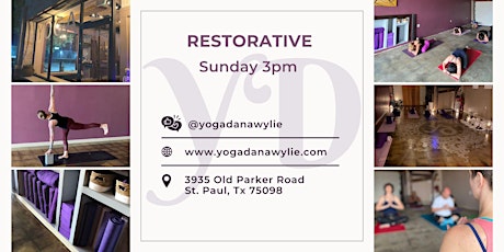 Restorative Yoga ~ Rest and Rejuvenate