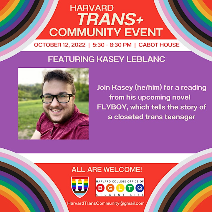 Harvard Trans+ Community Celebration - Ally Registration image