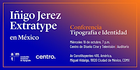Conferencia: Tipografía e identidad | Iñigo Jerez en México