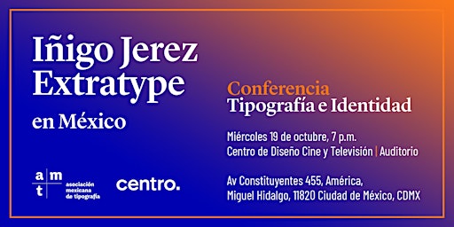 Conferencia: Tipografía e identidad | Iñigo Jerez en México