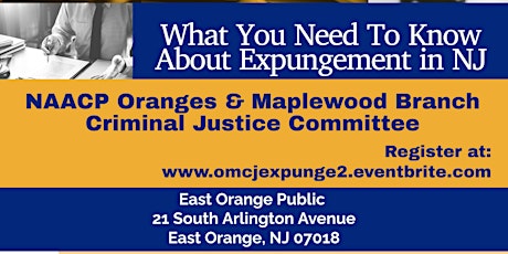 O&M Branch | Criminal Justice | Expungement Workshop 2
