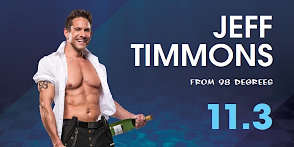 Jeff Timmons of 98 Degrees ❤ The Pool After Dark, AC - FREE Guest List!