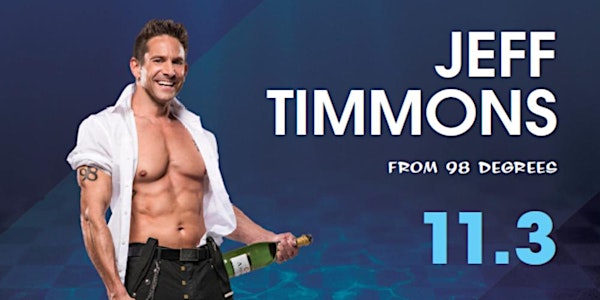 Jeff Timmons of 98 Degrees ❤ The Pool After Dark, AC - FREE Guest List!