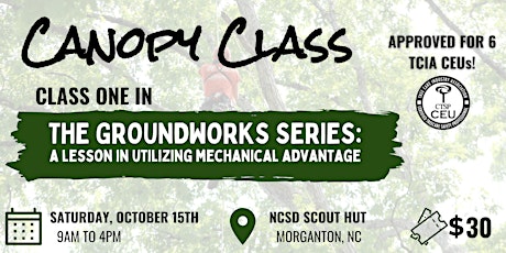 Canopy Class: The Groundworks Series, Class One