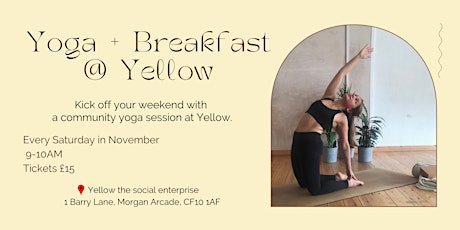 Yoga + Breakfast @ Yellow TSE primary image