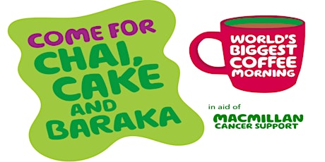 Macmillan Coffee Morning - Speakers Event primary image