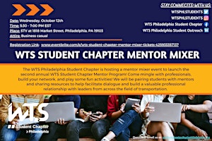 WTS Student Chapter Mentor Mixer