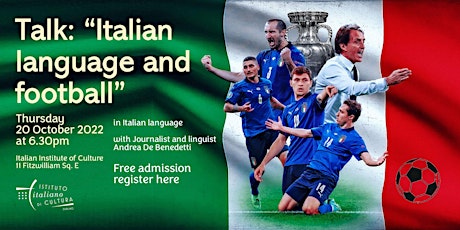 Free Talk: “Italian language and football” - with Andrea De Benedetti