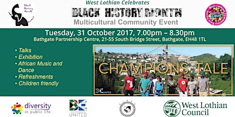West Lothian Celebrates  Black History Month 2017 primary image