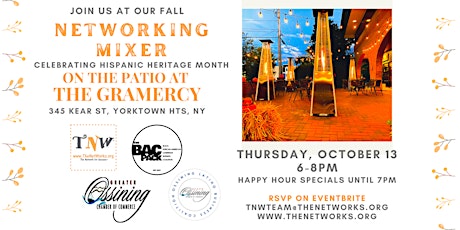Fall Networking Mixer on the Patio at the Gramercy Yorktown