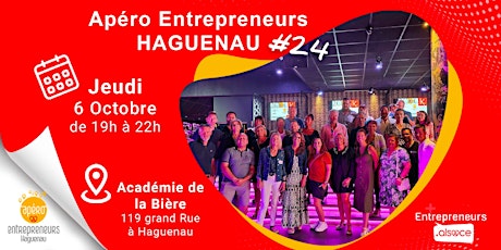 Apéro Entrepreneurs Haguenau  #24 - RDV à l'Académie de la Bière