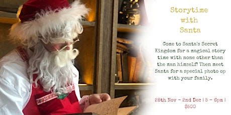 Image principale de Storytime with Santa