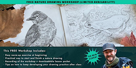 Nature Drawing in Pencil [FREE WORKSHOP]