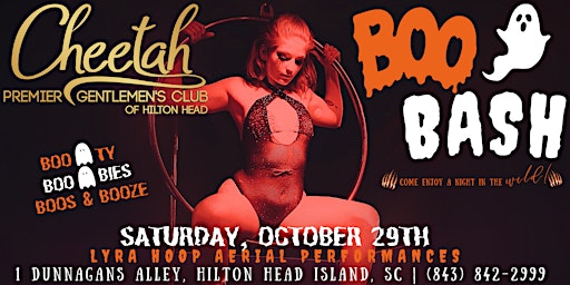 BOO BASH! Cheetah of HHI's Halloween Party with Aerial Performances!