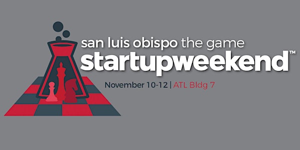 Startup Weekend, San Luis Obispo November 2017