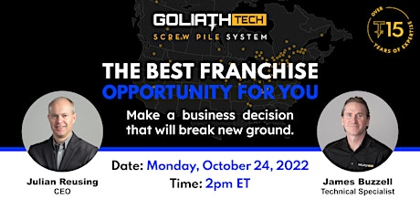 GoliathTech: The Best Franchise Opportunity For You!