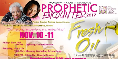 Women with a Call International *FRESH OIL PROPHETIC ENCOUNTER* primary image