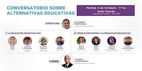 Imagen principal de Conversatorio de Alternativas Educativas