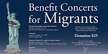 Benefit Concerts for Bused-in Migrants