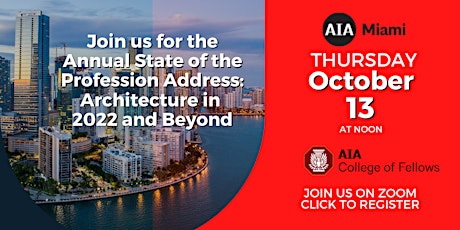 AIA Miami - State of the Profession Address