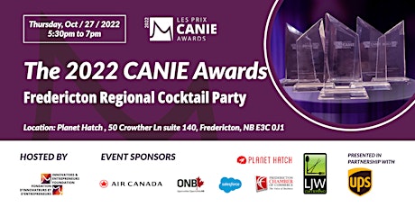 IEF 2022 CANIE Awards Regional Cocktail Party - Fredericton, NB