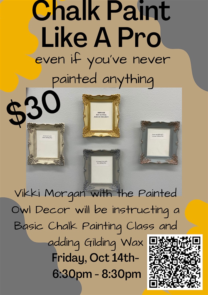 Painted Owl Decor Chalk Painting 101: Chalk Painting & Gilding Wax image