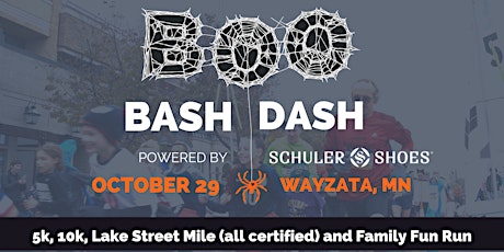 Wayzata's Boo Bash Dash 10k/5k/1 Mile Run/Family Fun Run  2022