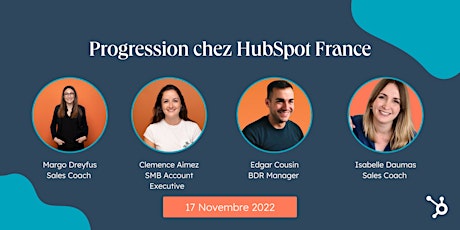 *HubSpot Webinar* Progression chez HubSpot France