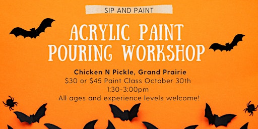 Acrylic Paint Pouring Workshop