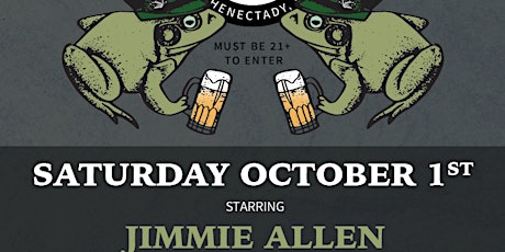 Frogtoberfest at Frog Alley featuring Jimmie Allen!