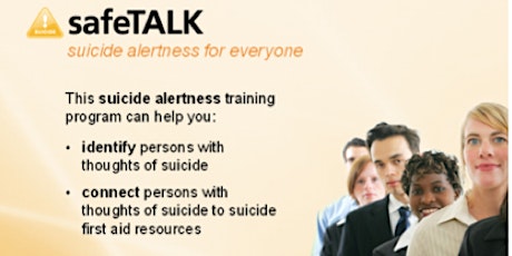safeTALK Suicide Prevention Training primary image