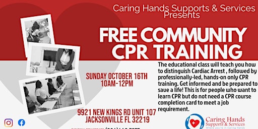 World Restart a Heart Day Free Community CPR Training