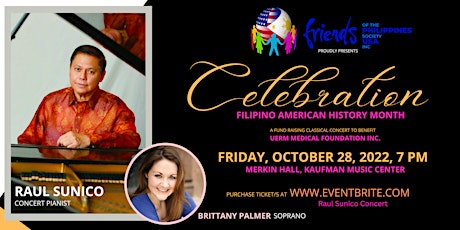 Raul Sunico Concert Pianist with soprano Brittany Palmer in Celebration