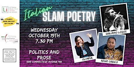 Slam Poetry @ Politics and Prose Bookstore