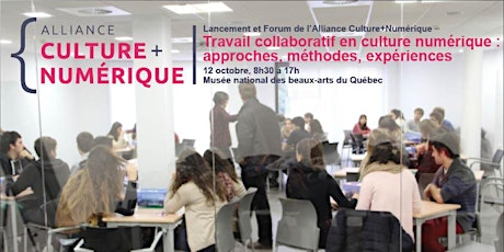 Lancement et Forum de l'Alliance Culture+Numérique primary image